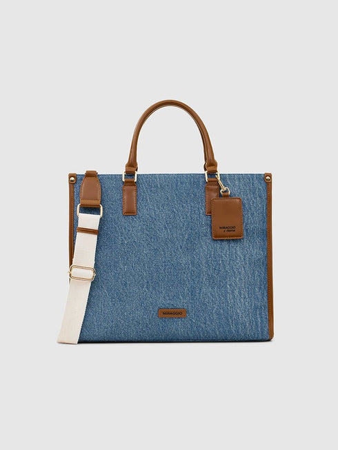 Denice Denim Tote Bag